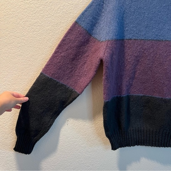 Women’s Gant the Rugger Shetland wool striped pullover sweater size XL - Picture 4 of 5